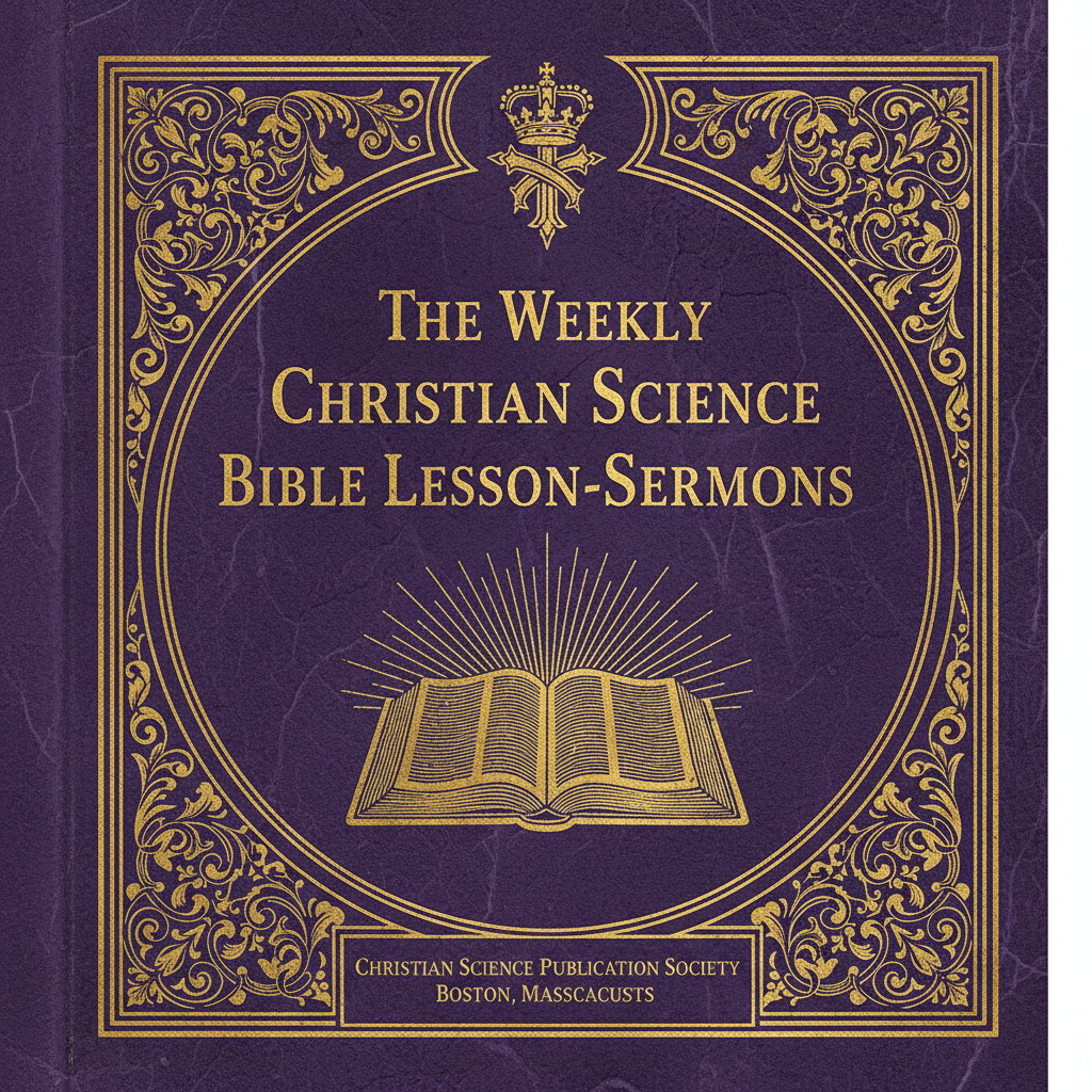 Book cover: The Weekly Christian Science Bible Lesson-Sermons